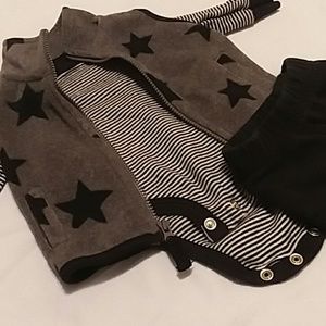 Star vest outfit